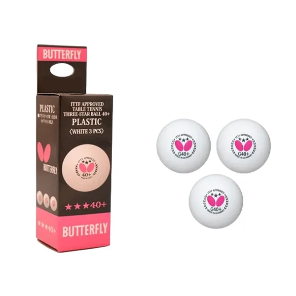 توپ پینگ پنگ باترفلای مدل 3 ستاره بسته بندی 3 عددی
