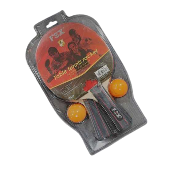 ست راکت p.p فوکس جفتی به همراه دو عدد توپ