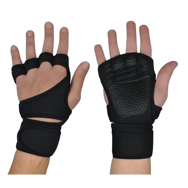 مچ بند و محافظ کف دست ورزشی رنگ مشکی