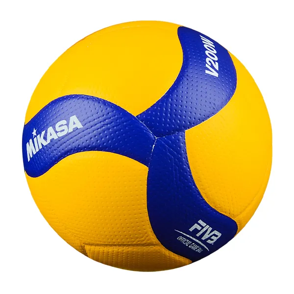 توپ والیبال حرفه‌ای Mikasa V200 با سطح نرم و درخشان